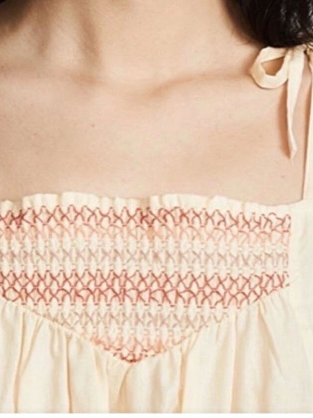 Free People Another Love Smocked Midi Dress NWT - Picture 2 of 6